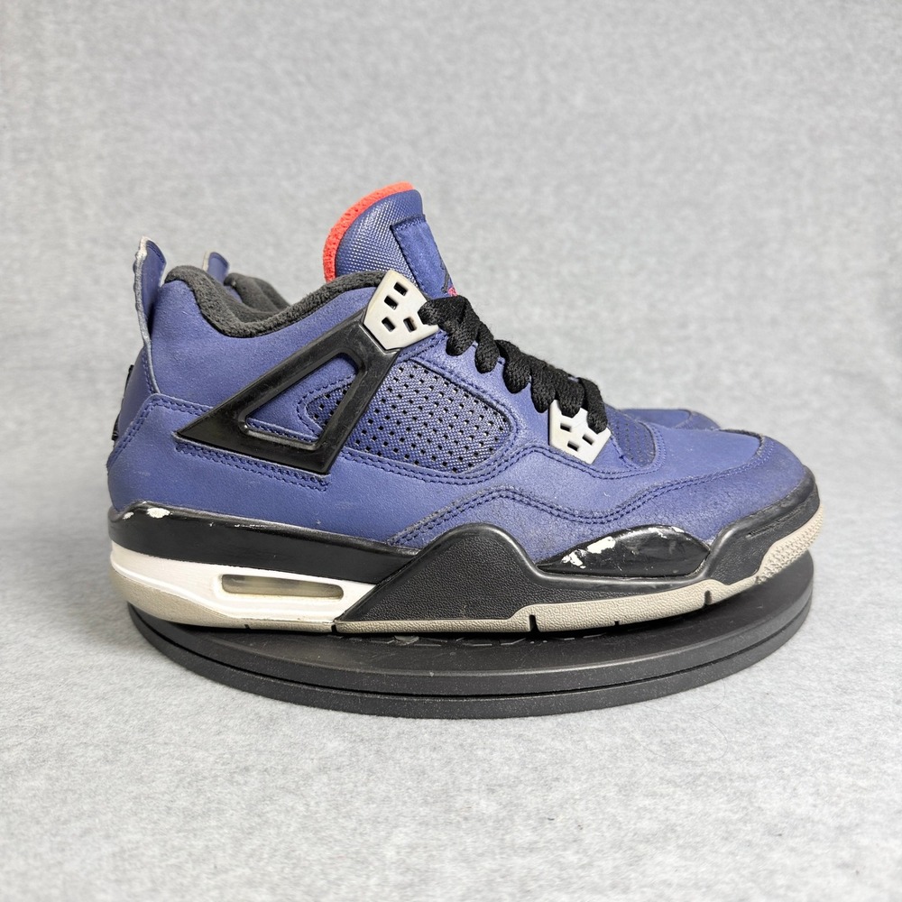 Jordan 4 Retro Winter Loyal Blue GS Sneakers CQ9745-401 Size 6.5Y